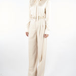 Blusa Champagne in raso di seta GILLES 13 MAX MARA STUDIO 