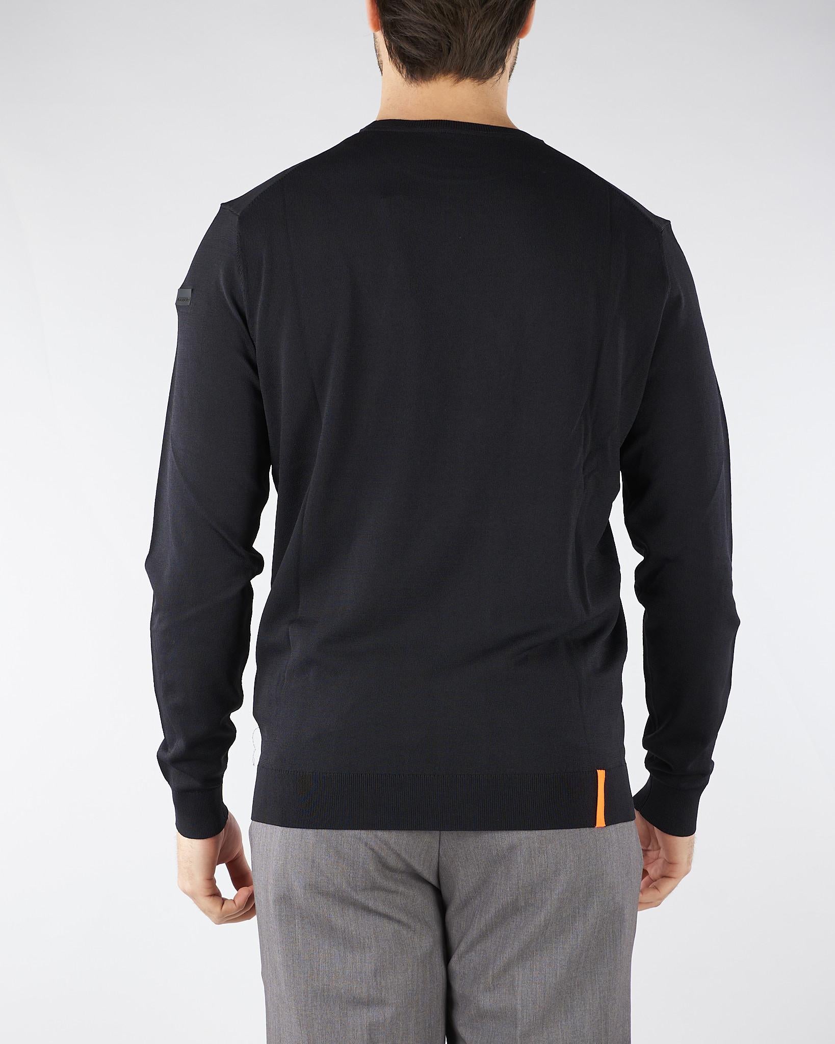 Maglia Nero Maxell Round Knit 26104 10 RRD 
