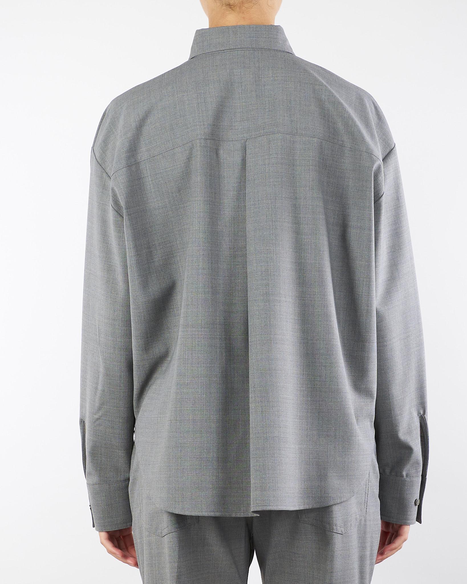 Camicia Grigio in fresco lana CA1457540259 920 SEVENTY 
