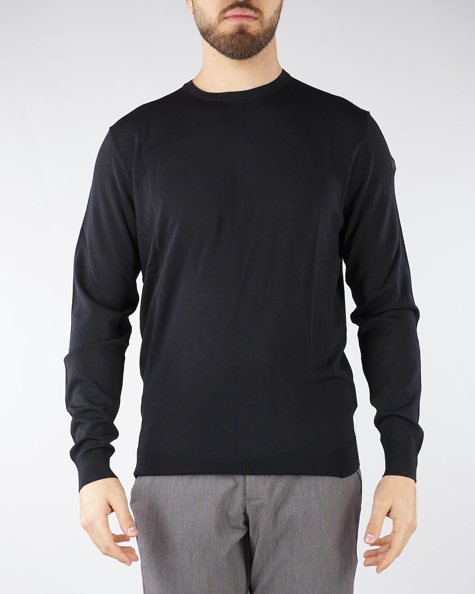 Maglia Nero Maxell Round Knit 26104 10 RRD 