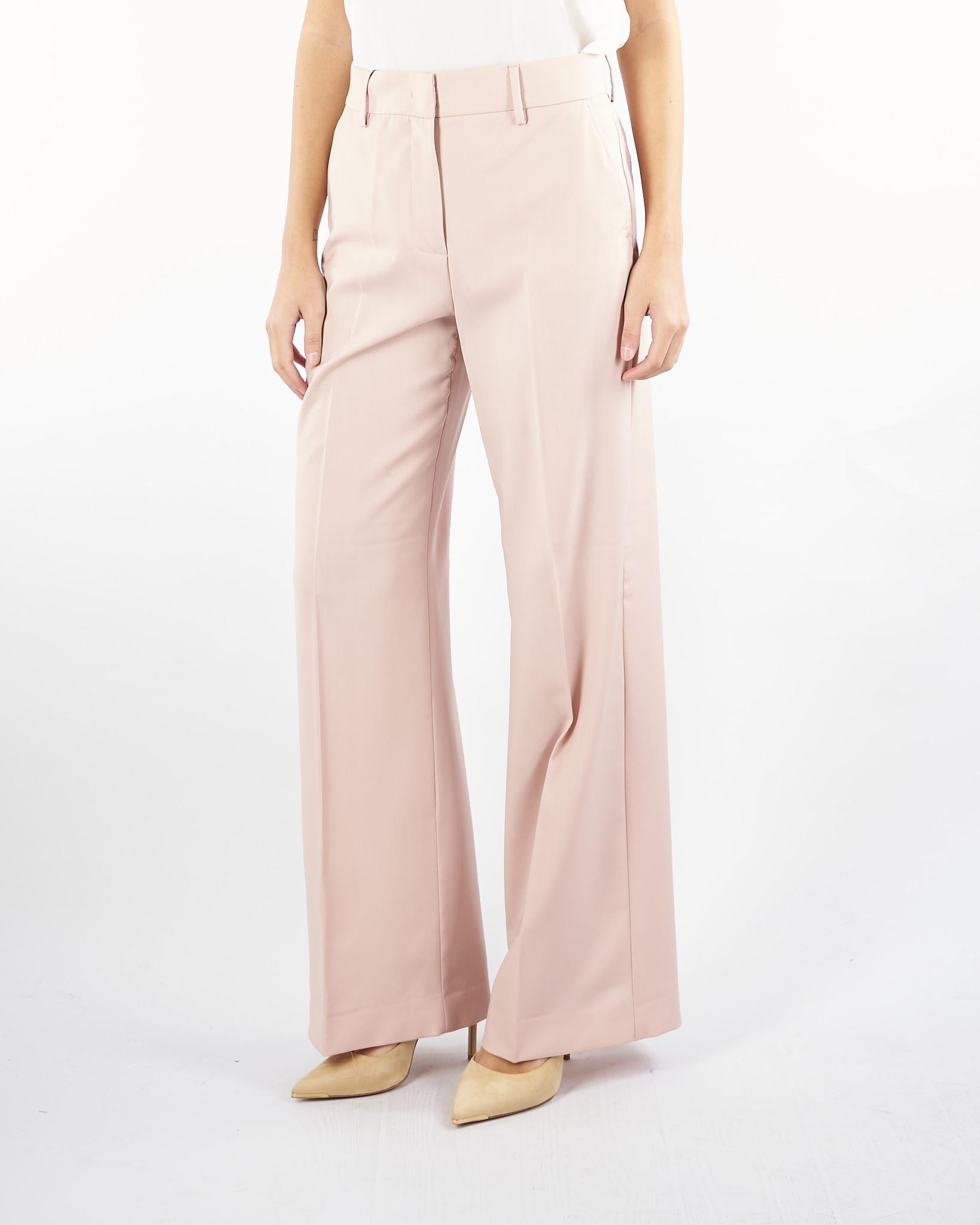 Pantalone Rosa palazzo in lana VISIVO 4 MAX MARA WEEKEND 