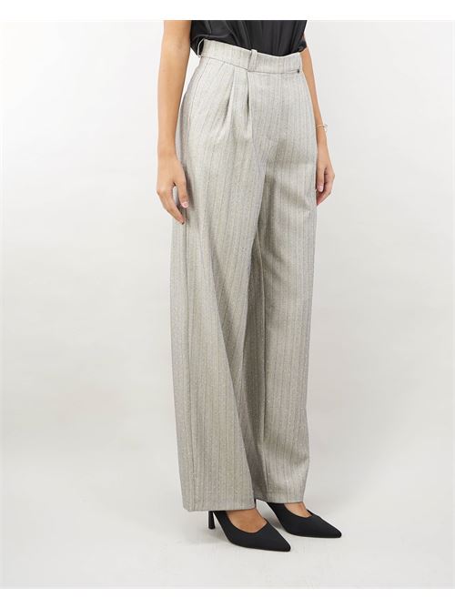 Striped pants with rhinestone all over Actualee ACTUALEE | Pants | ACT13123PA296398