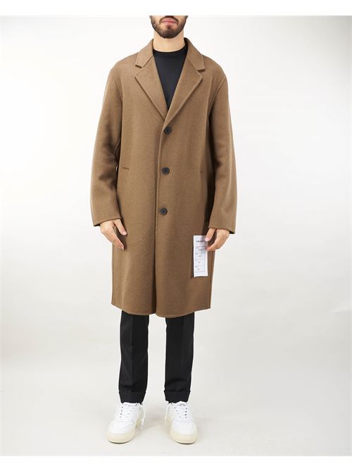 Wool and cashmere blend relaxed fit coat Amaranto AMARANTO | Coat | B6S000176M