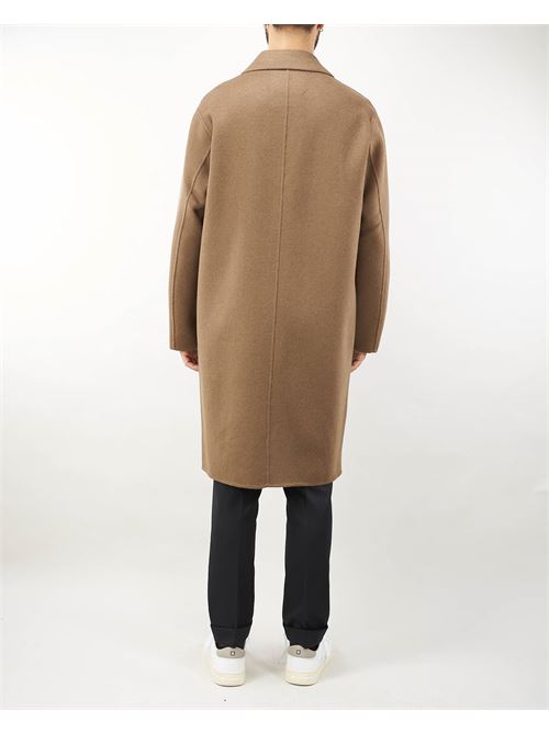 Wool and cashmere blend relaxed fit coat Amaranto AMARANTO | Coat | B6S000176M