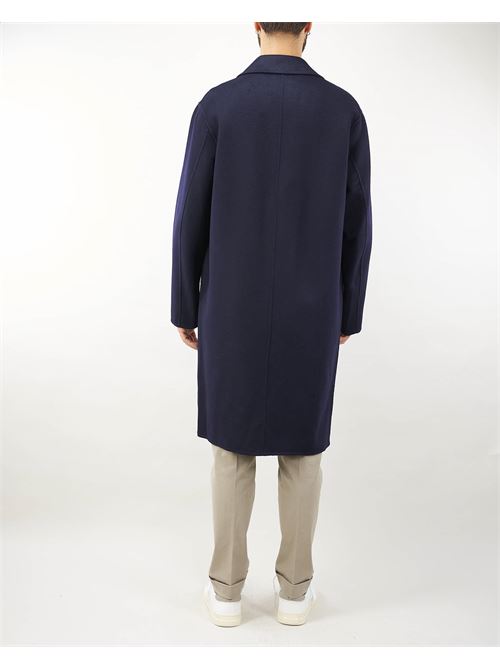 Cappotto in misto lana e cashmere relaxed fit Amaranto AMARANTO | Cappotto | B6S000189M