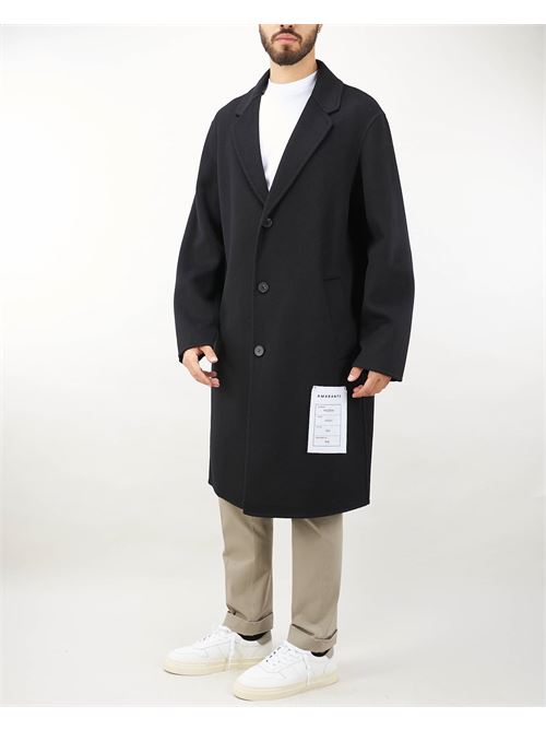 Wool and cashmere blend relaxed fit coat Amaranto AMARANTO | Coat | B6S000199