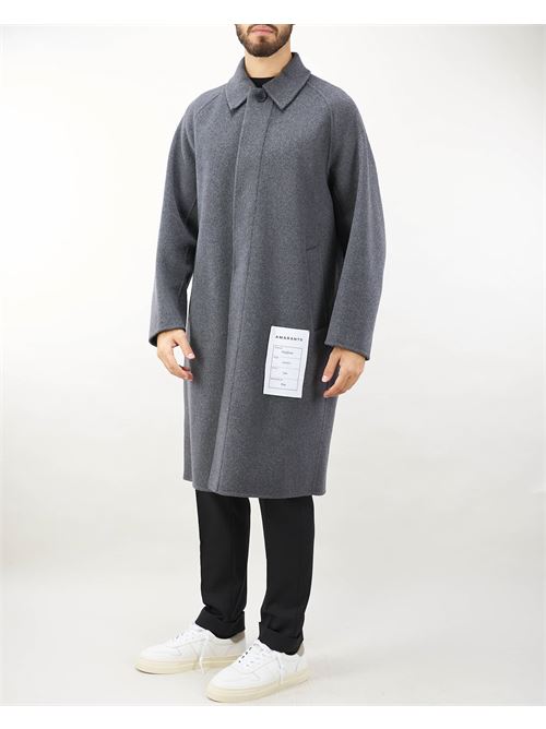 Wool and cashmere blend coat Amaranto AMARANTO | Coat | B6S001393M