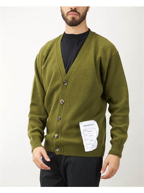 Wool and cashmere blend cardigan Amaranto AMARANTO | Cardigan | B6S0090S74M