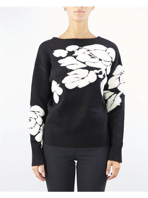 Sweater with roses Blugirl by Bluemarine BLUGIRL | Sweater | RF4045MA87O03R03