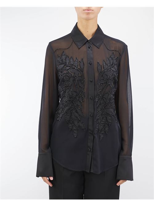 Georgette shirt with embroidery Blugirl by Bluemarine BLUGIRL | Shirt | RF4057T385422222