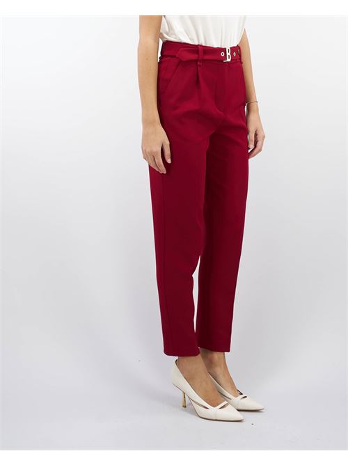 Pantalone con pences e cintura con fibbia Blugirl by Bluemarine BLUGIRL | Pantalone | RF4073T319191652