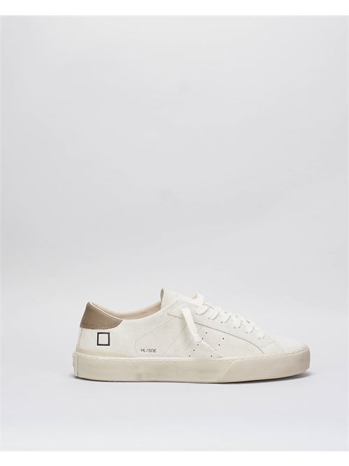 Hill Low Suede White Sneakers D.A.T.E. DATE | Sneakers | M411HLSDWHWH