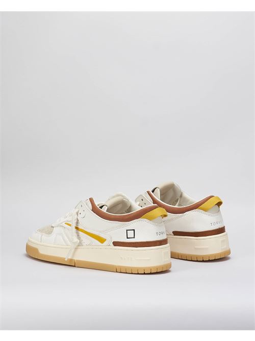 Natural White Cuoio Torneo Sneakers D.A.T.E. DATE | Sneakers | M411TONTWIWI