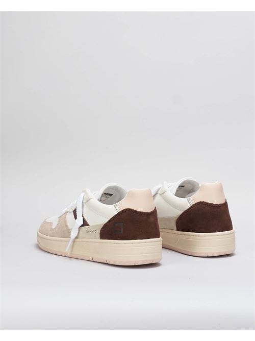 Sneakers Court 2.0 Vintage Calf White Pink D.A.T.E. DATE | Sneakers | W411C2VCWPWP