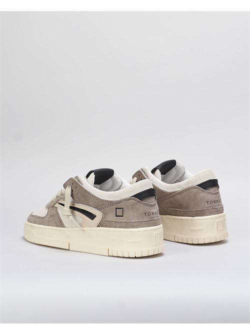 Taupe Stripe Torneo Sneakers D.A.T.E. DATE | Sneakers | W411TOSRTATA