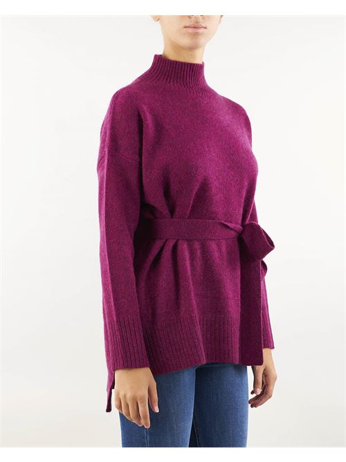 Turtleneck sweater with belt Icona ICONA | Sweater | QI5NT0048004