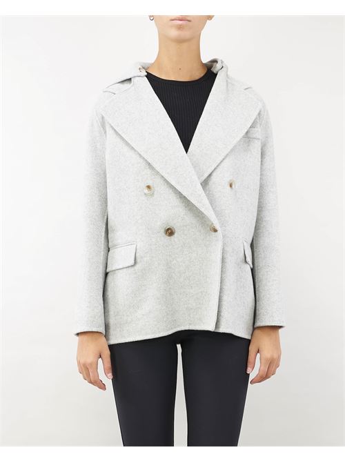 Short coat with removable hood Icona ICONA | Coat | QI5NT0488