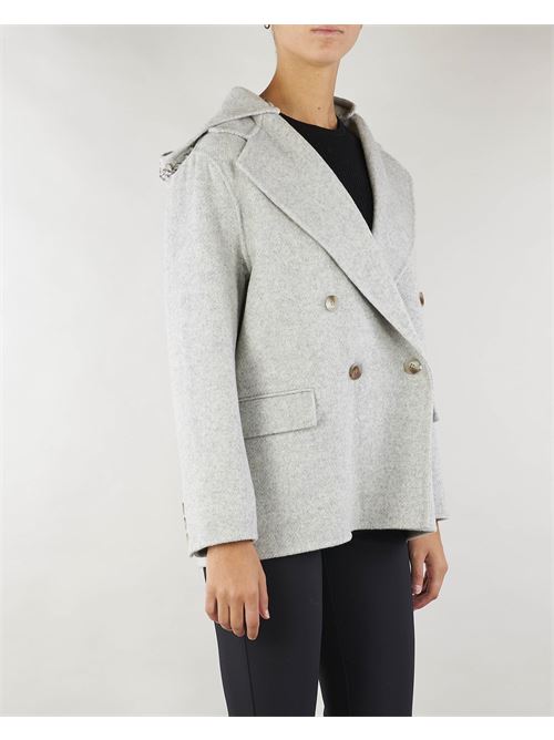 Short coat with removable hood Icona ICONA | Coat | QI5NT0488