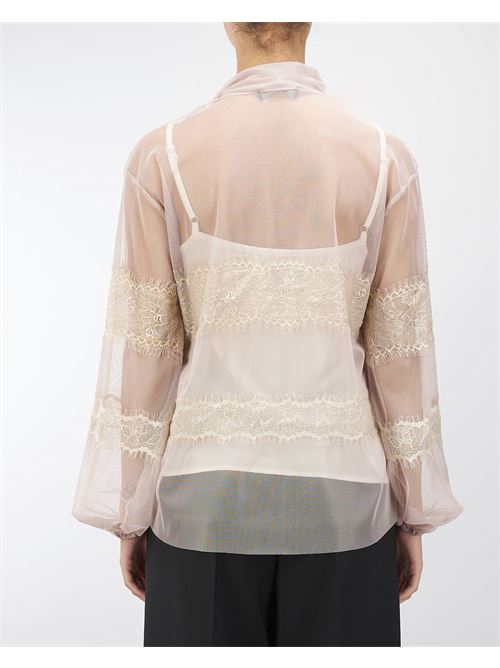 Camicia in organza con ricami in pizzo Icona ICONA | Camicia | QI5TZ0061003