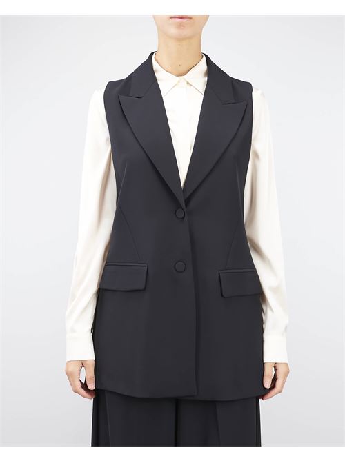 Gilet con revers e due bottoni Imperial IMPERIAL | Gilet | LC25IJX99