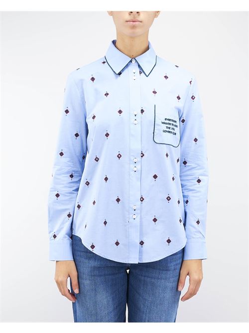 Shirt with embroidery Nenette NENETTE | Shirt | FORCE401