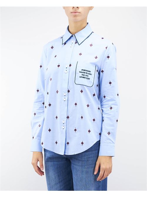 Shirt with embroidery Nenette NENETTE | Shirt | FORCE401