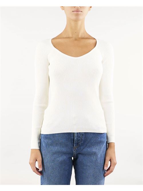 Melfred sweater with sweetheart neckline Nenette NENETTE | Sweater | MELFRED4