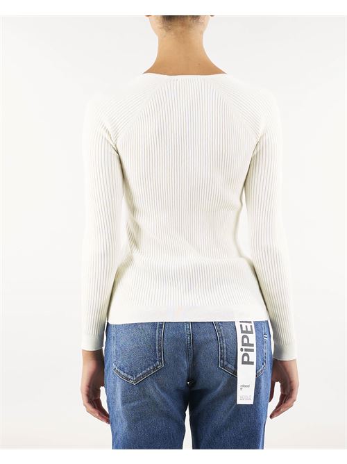 Melfred sweater with sweetheart neckline Nenette NENETTE | Sweater | MELFRED4