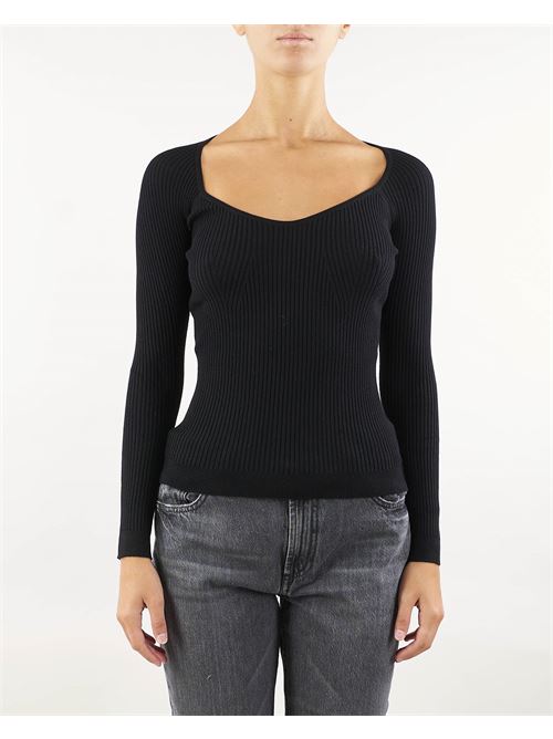 Melfred sweater with sweetheart neckline Nenette NENETTE | Sweater | MELFRED700