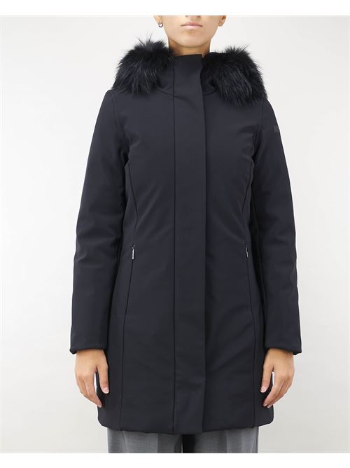 Winter Long Women Jacket with real fur RRD RRD | Jacket | W24502FT10