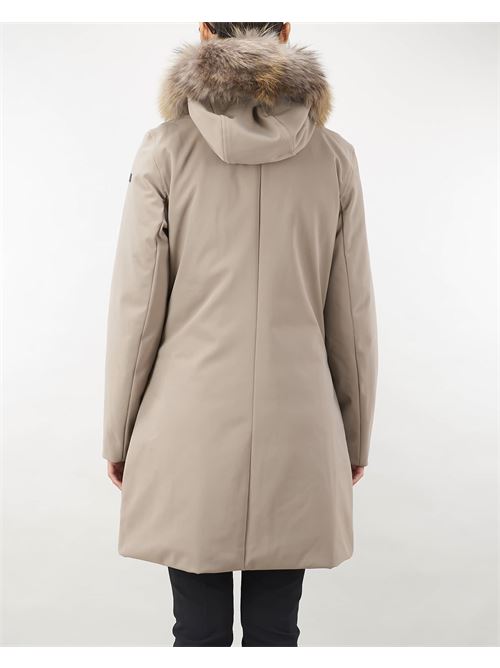 Winter Long Women Jacket with real fur RRD RRD | Jacket | W24502FT84