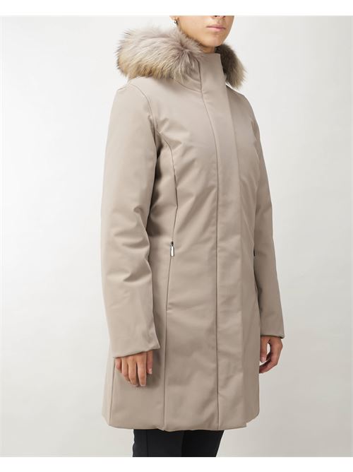 Winter Long Women Jacket with real fur RRD RRD | Jacket | W24502FT84