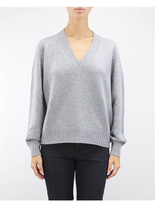 Maglia scollo a V in pura lana e cashmere Vanise' VANISE' | Maglia | V3450890