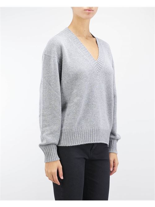 Maglia scollo a V in pura lana e cashmere Vanise' VANISE' | Maglia | V3450890