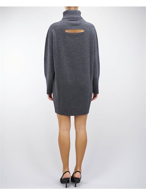 Pure wool and cashmere dress with jewel stones Vanise' VANISE' | abito | V3752595